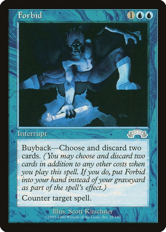 Image for Forbid (35) (Exodus) - Magic: The Gathering
