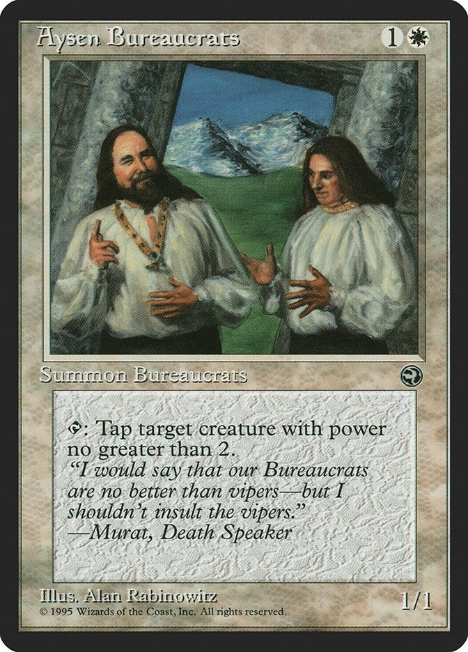 Image for Aysen Bureaucrats (Homelands) - Magic: The Gathering