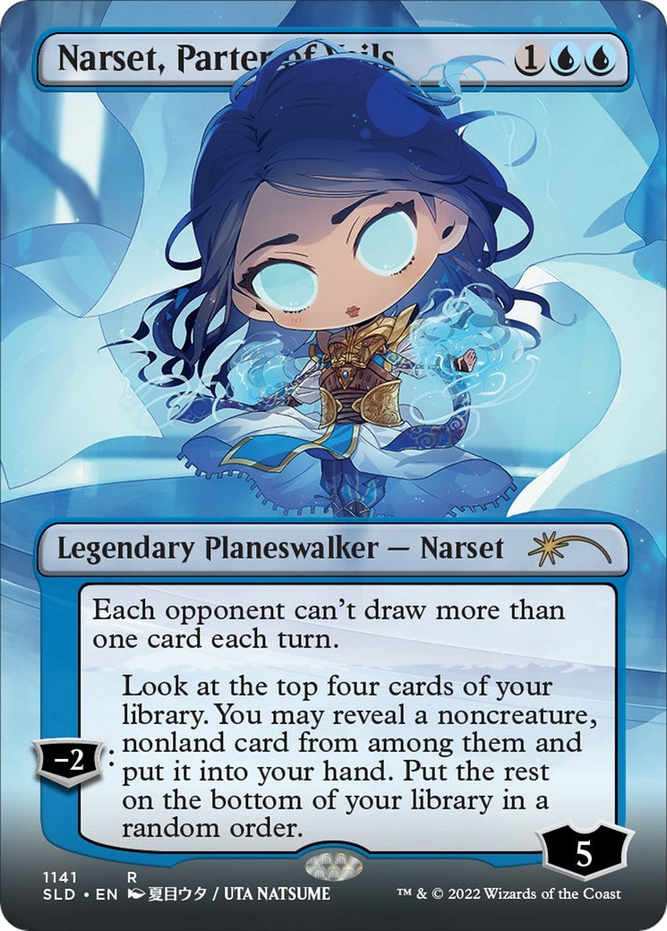 Image for Narset, Parter of Veils (Borderless) (1141) (Secret Lair Drop Series) - Magic: The Gathering