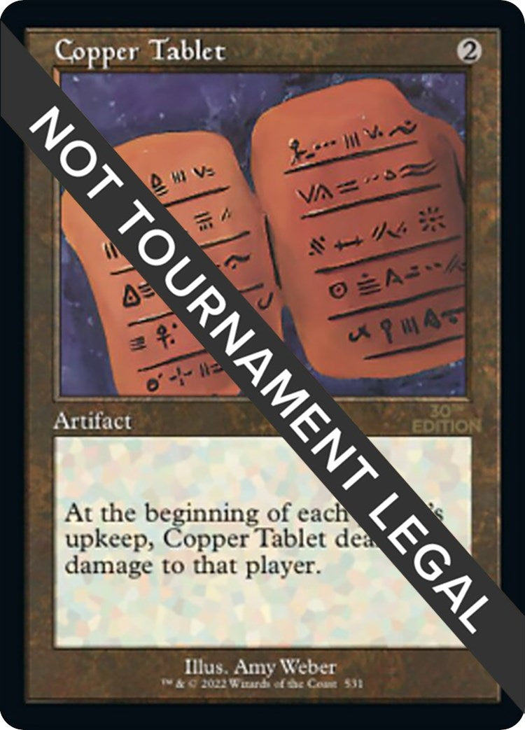 Image for Copper Tablet (Retro Frame) (531) (30th Anniversary Edition) - Magic: The Gathering