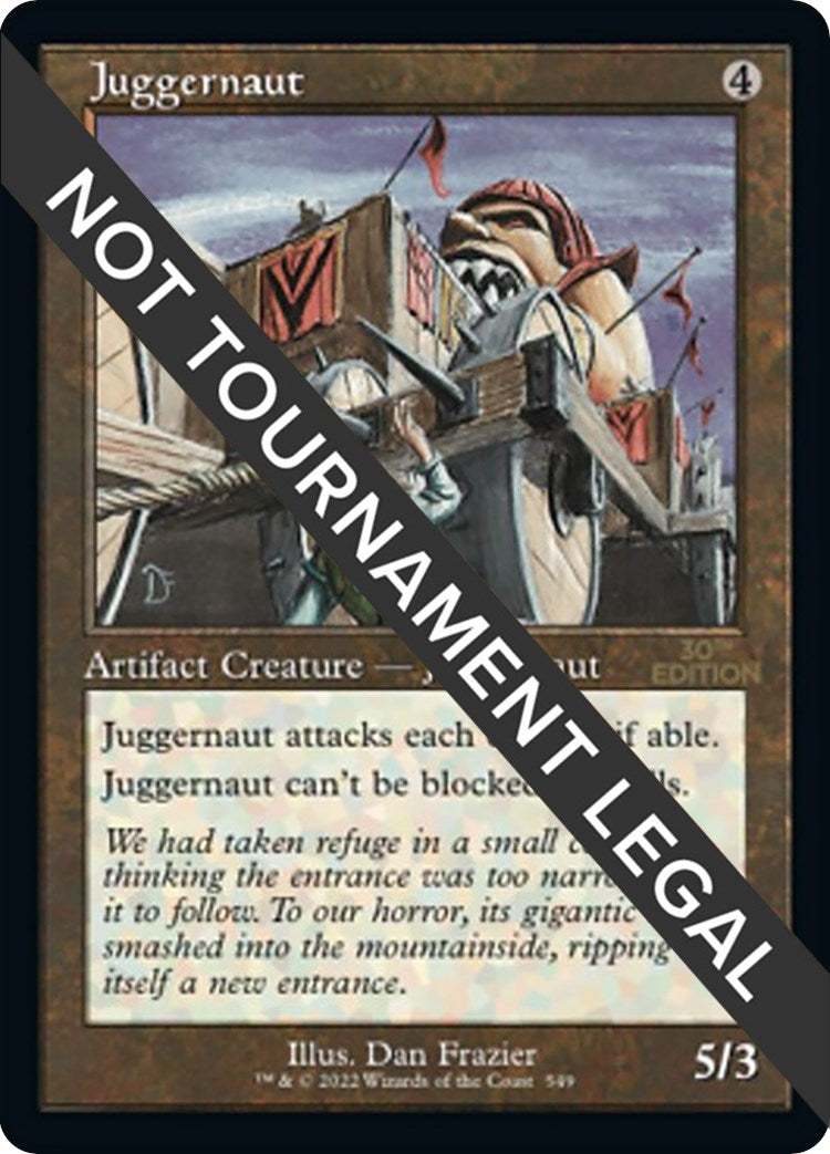 Image for Juggernaut (Retro Frame) (549) (30th Anniversary Edition) - Magic: The Gathering