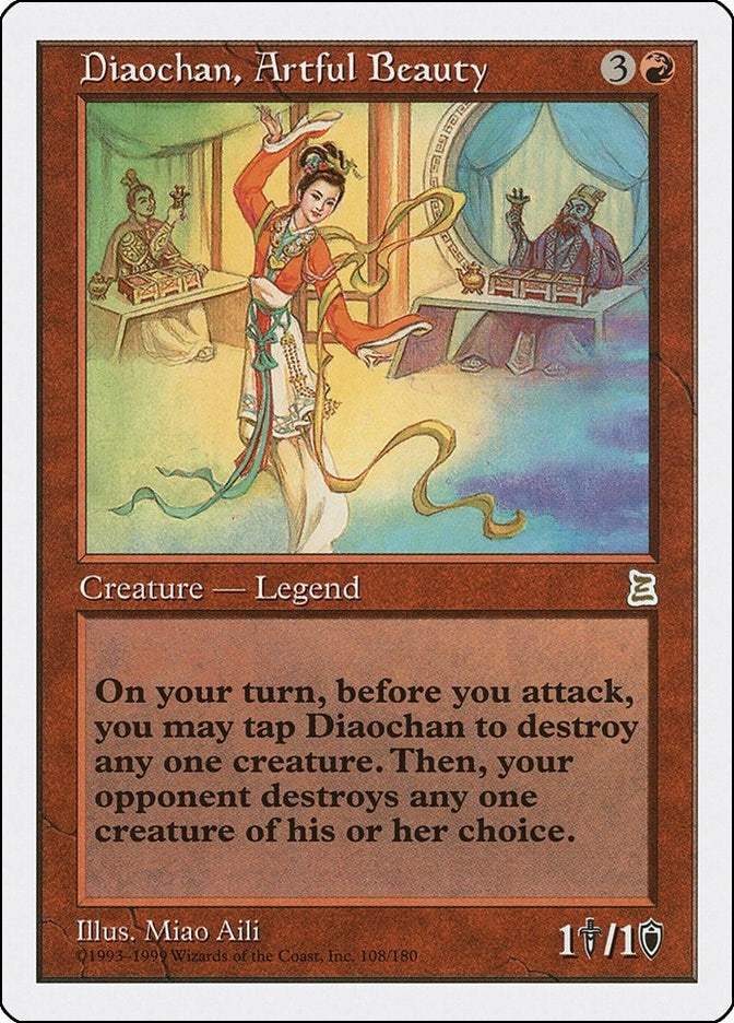 Image for Diaochan, Artful Beauty (108) (Portal Three Kingdoms) - Magic: The Gathering