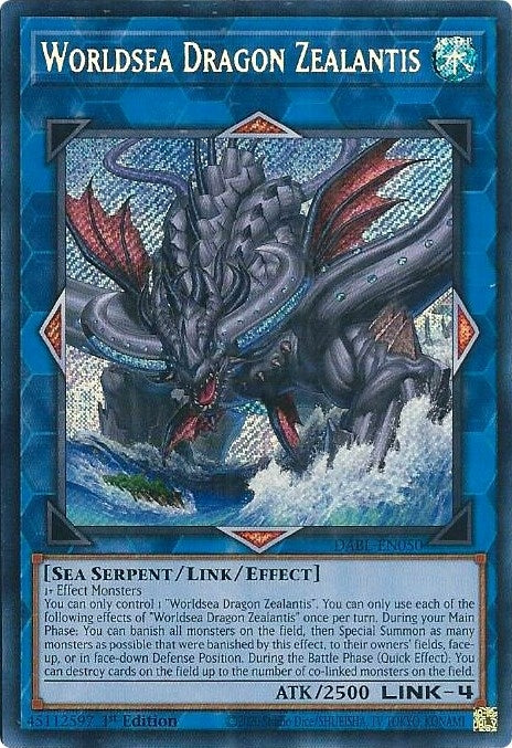 Image for Worldsea Dragon Zealantis (DABL-EN050) (DABL) - YuGiOh
