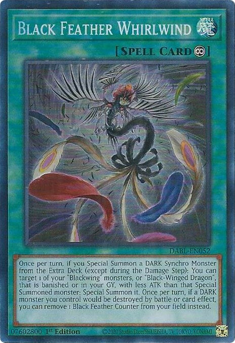 Image for Black Feather Whirlwind (DABL-EN052) (DABL) - YuGiOh