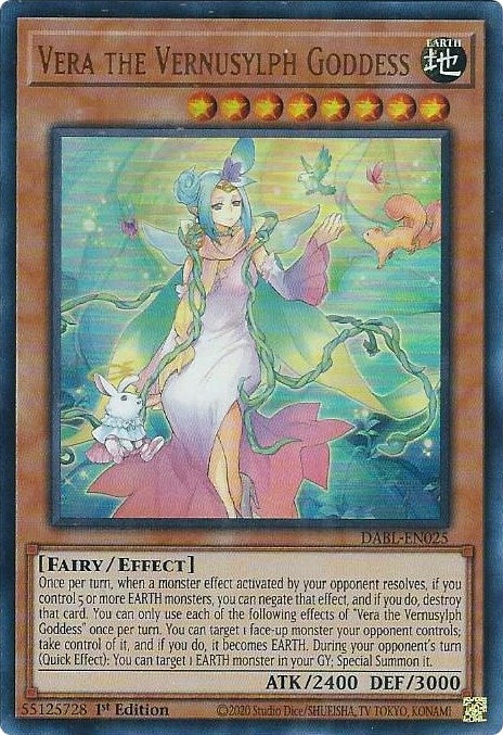 Image for Vera the Vernusylph Goddess (DABL-EN025) (DABL) - YuGiOh
