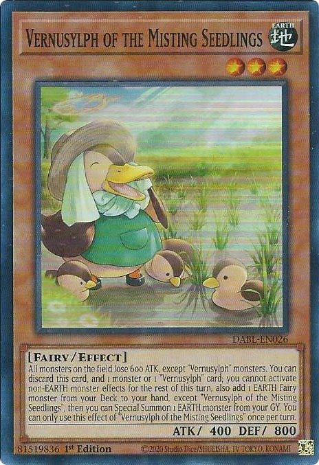 Image for Vernusylph of the Misting Seedlings (DABL-EN026) (DABL) - YuGiOh