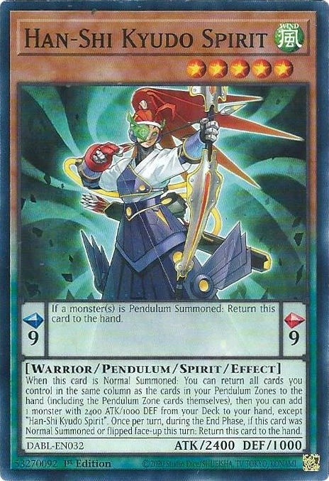 Image for Han-Shi Kyudo Spirit (DABL-EN032) (DABL) - YuGiOh