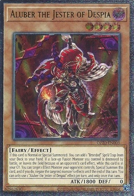 Image for Aluber the Jester of Despia (UTR) (OP20-EN003) (OP20) - YuGiOh
