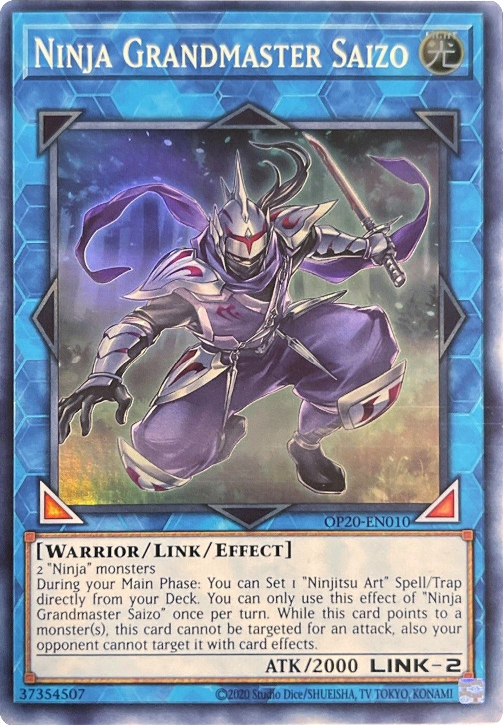 Image for Ninja Grandmaster Saizo (OP20-EN010) (OP20) - YuGiOh