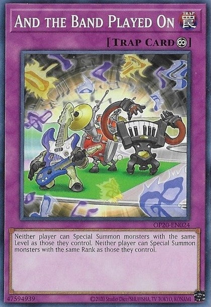 Image for And the Band Played On (OP20-EN024) (OP20) - YuGiOh