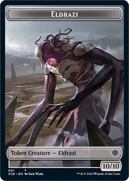 Image for Eldrazi // Soldier Double-Sided Token (1 // 8) (Starter Commander Decks) - Magic: The Gathering
