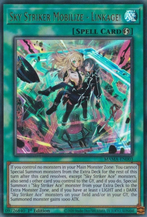 Image for Sky Striker Mobilize - Linkage! (MAMA-EN003) (MAMA) - YuGiOh