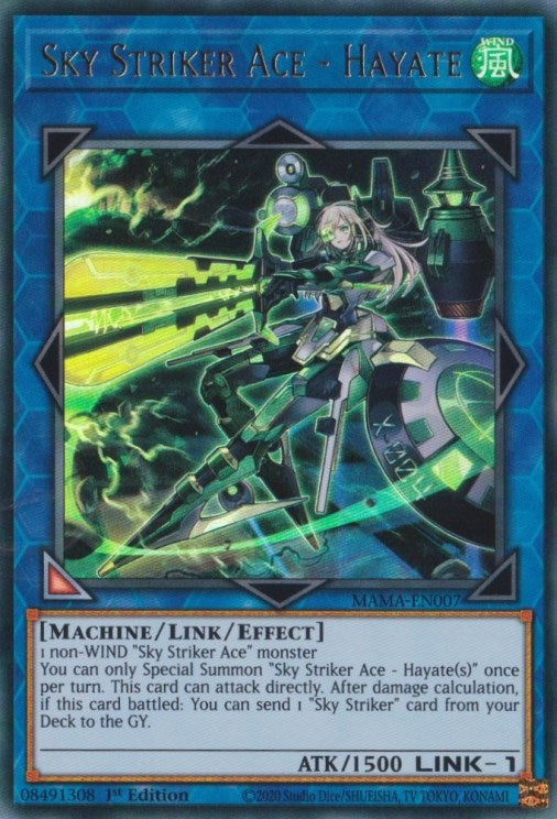 Image for Sky Striker Ace - Hayate (MAMA-EN007) (MAMA) - YuGiOh
