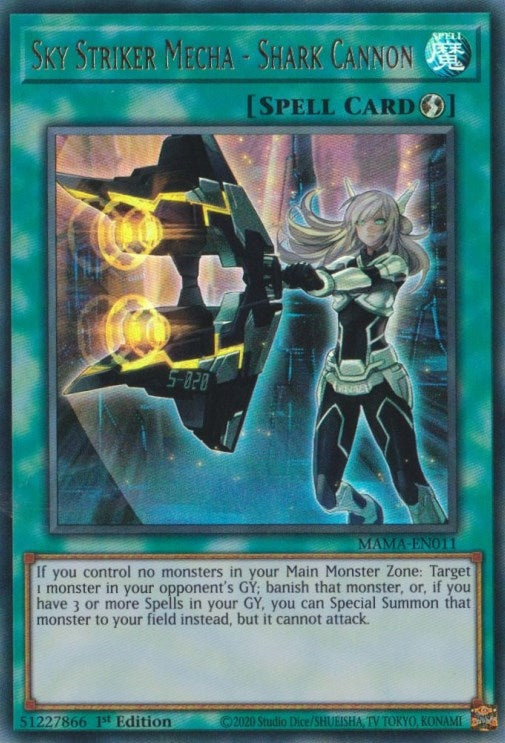 Image for Sky Striker Mecha - Shark Cannon (MAMA-EN011) (MAMA) - YuGiOh