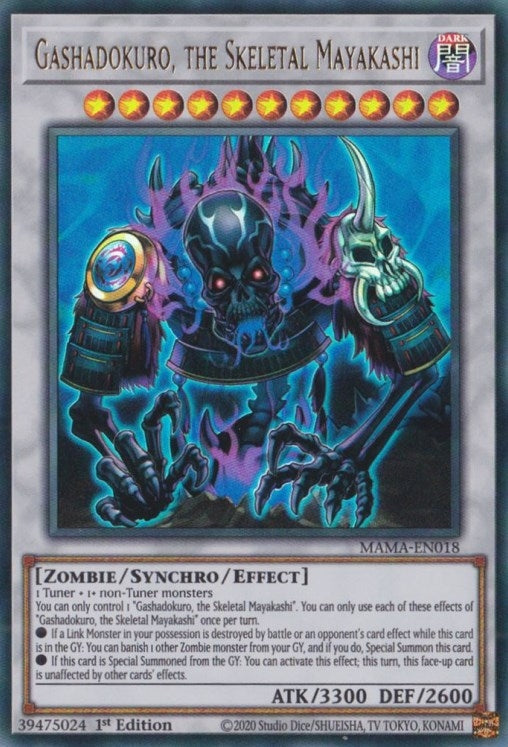 Image for Gashadokuro, the Skeletal Mayakashi (MAMA-EN018) (MAMA) - YuGiOh