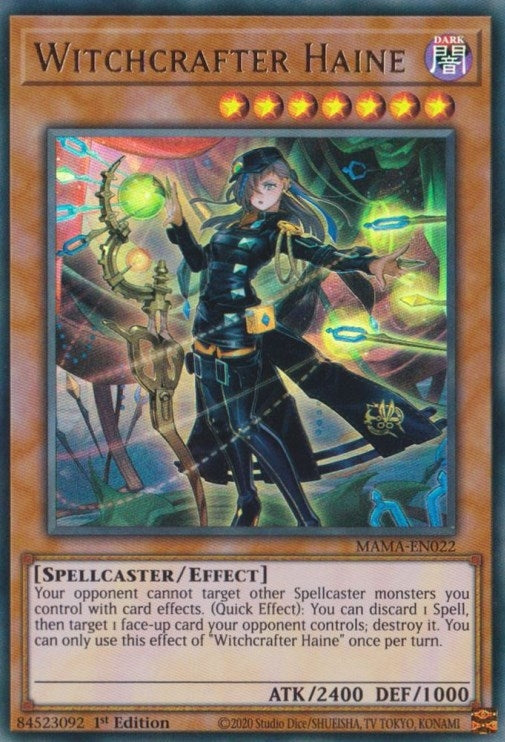 Image for Witchcrafter Haine (MAMA-EN022) (MAMA) - YuGiOh