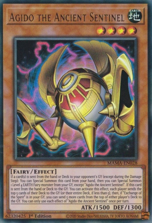 Image for Agido the Ancient Sentinel (MAMA-EN028) (MAMA) - YuGiOh