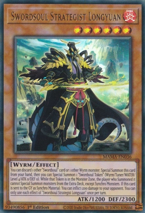 Image for Swordsoul Strategist Longyuan (MAMA-EN036) (MAMA) - YuGiOh