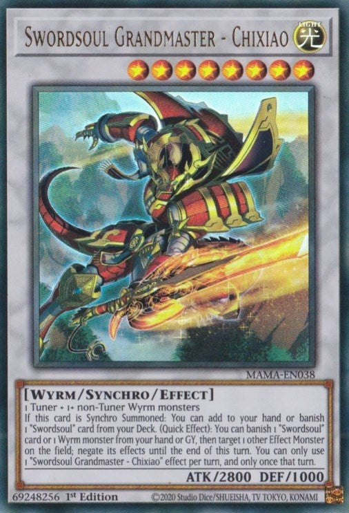 Image for Swordsoul Grandmaster - Chixiao (MAMA-EN038) (MAMA) - YuGiOh