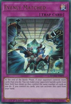 Image for Evenly Matched (MAMA-EN099) (MAMA) - YuGiOh