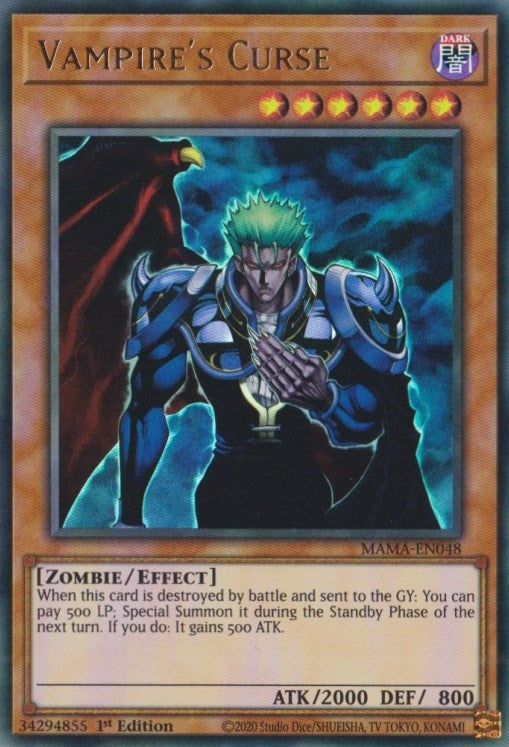 Image for Vampire's Curse (MAMA-EN048) (MAMA) - YuGiOh