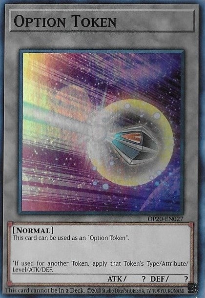 Image for Option Token (OP20-EN027) (OP20) - YuGiOh