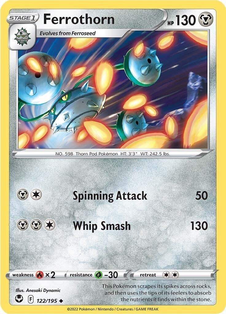 Image for Ferrothorn (122/195) (SWSH12) - Pokemon