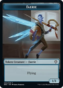 Image for Faerie // Powerstone Double-Sided Token (4 // 7) (The Brothers' War) - Magic: The Gathering