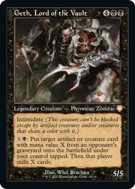 Image for Geth, Lord of the Vault (Retro Frame) (107) (The Brothers' War) - Magic: The Gathering