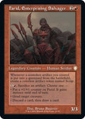 Image for Farid, Enterprising Salvager (Retro Frame) (13) (The Brothers' War) - Magic: The Gathering