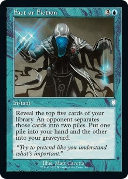 Image for Fact or Fiction (Retro Frame) (84) (The Brothers' War) - Magic: The Gathering
