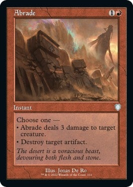 Image for Abrade (Retro Frame) (111) (The Brothers' War) - Magic: The Gathering