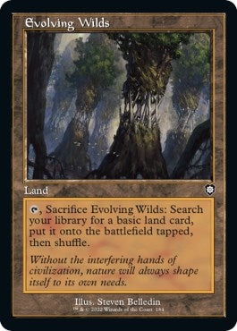 Image for Evolving Wilds (Retro Frame) (184) (The Brothers' War) - Magic: The Gathering