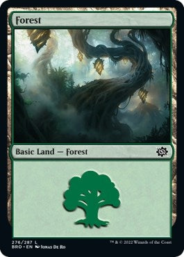 Image for Forest (276) (276) (The Brothers' War) - Magic: The Gathering