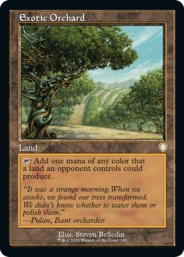 Image for Exotic Orchard (Retro Frame) (185) (The Brothers' War) - Magic: The Gathering