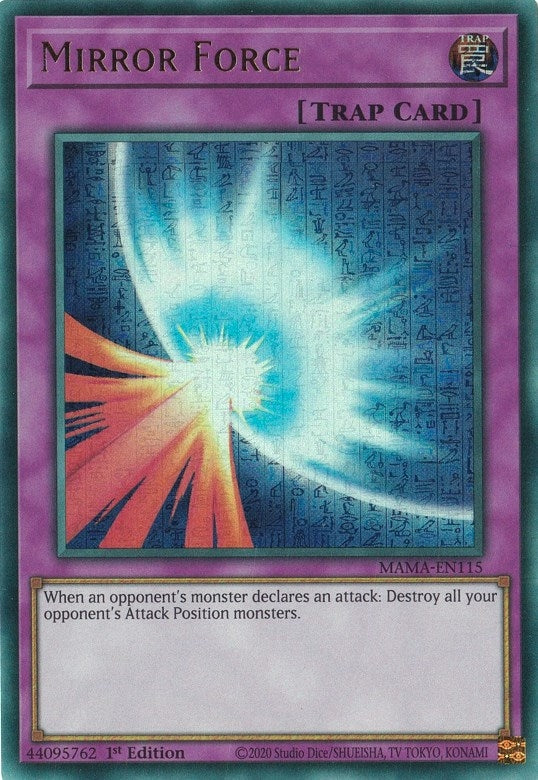 Image for Mirror Force (Ultra Pharaoh's Rare) (MAMA-EN115) (MAMA) - YuGiOh