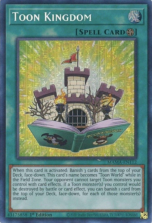 Image for Toon Kingdom (Secret Pharaoh's Rare) (MAMA-EN112) (MAMA) - YuGiOh