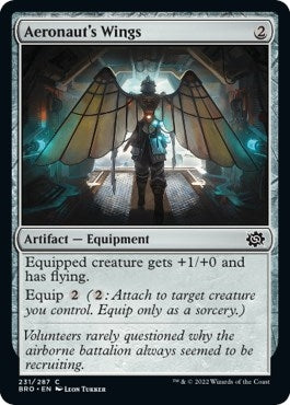 Image for Aeronaut's Wings (231) (The Brothers' War) - Magic: The Gathering
