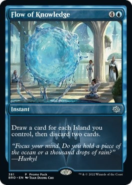 Image for Flow of Knowledge (381) (The Brothers' War) - Magic: The Gathering
