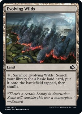 Image for Evolving Wilds (261) (The Brothers' War) - Magic: The Gathering