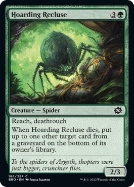 Image for Hoarding Recluse (186) (The Brothers' War) - Magic: The Gathering