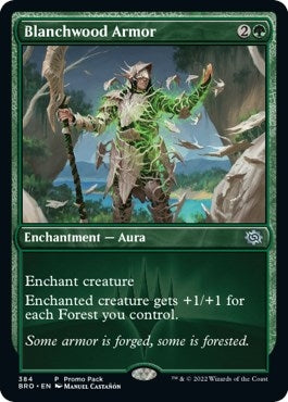 Image for Blanchwood Armor (384) (The Brothers' War) - Magic: The Gathering