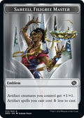 Image for Emblem - Saheeli, Filigree Master (12) (The Brothers' War) - Magic: The Gathering