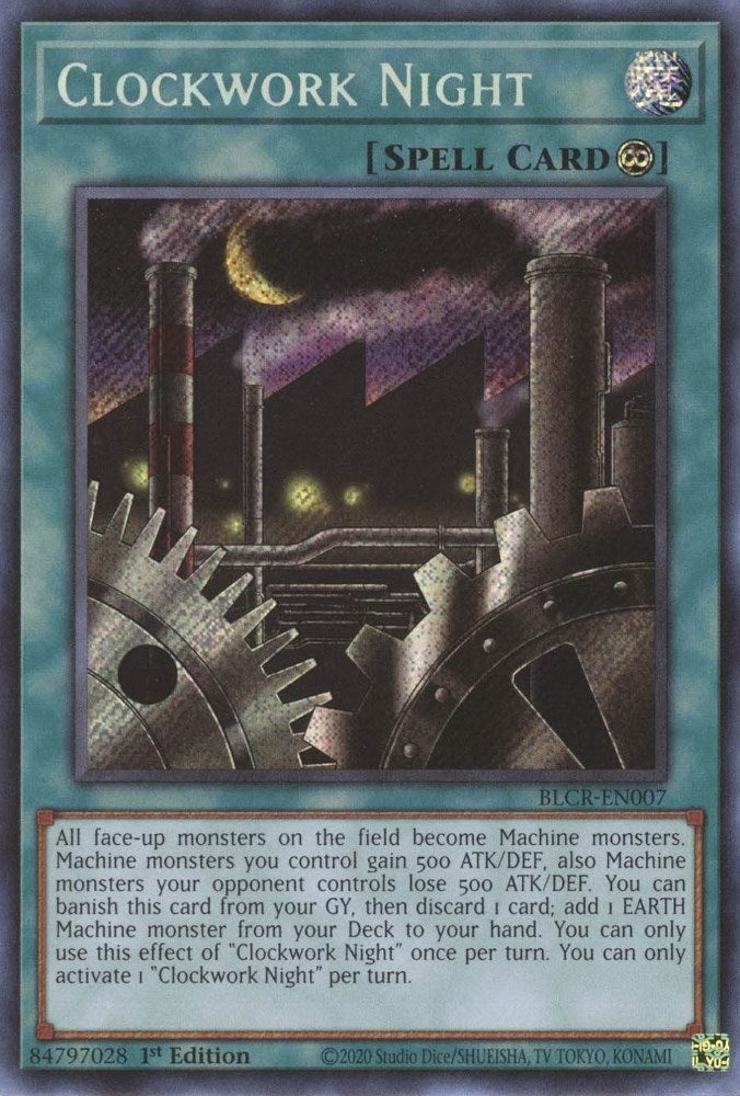 Image for Clockwork Night (BLCR-EN007) (BLCR) - YuGiOh