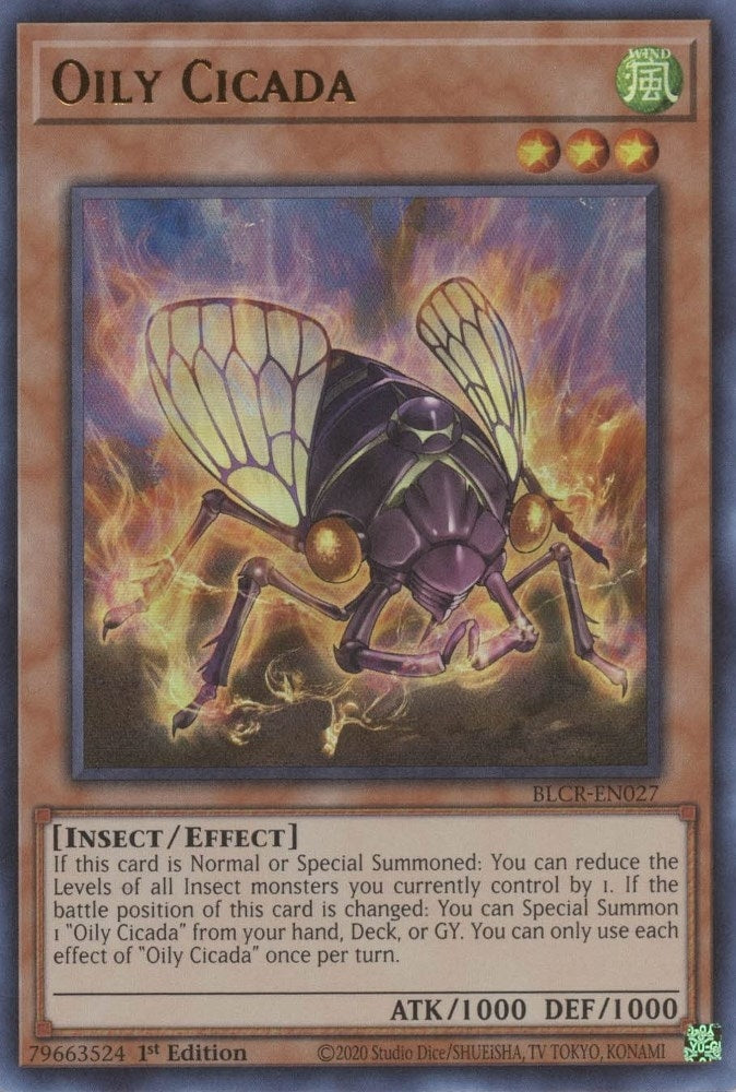 Image for Oily Cicada (BLCR-EN027) (BLCR) - YuGiOh