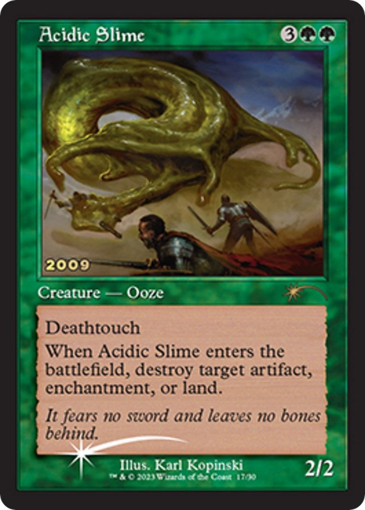 Image for Acidic Slime (17) (30th Anniversary Promos) - Magic: The Gathering