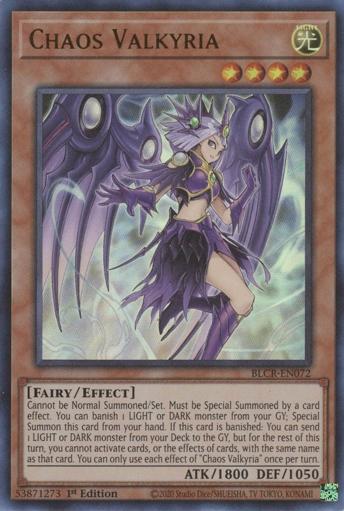Image for Chaos Valkyria (BLCR-EN072) (BLCR) - YuGiOh