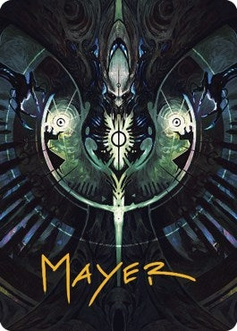 Image for Gix's Command Art Card (Gold-Stamped Signature) (32) (The Brothers' War) - Magic: The Gathering