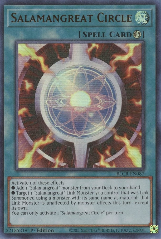 Image for Salamangreat Circle (BLCR-EN087) (BLCR) - YuGiOh
