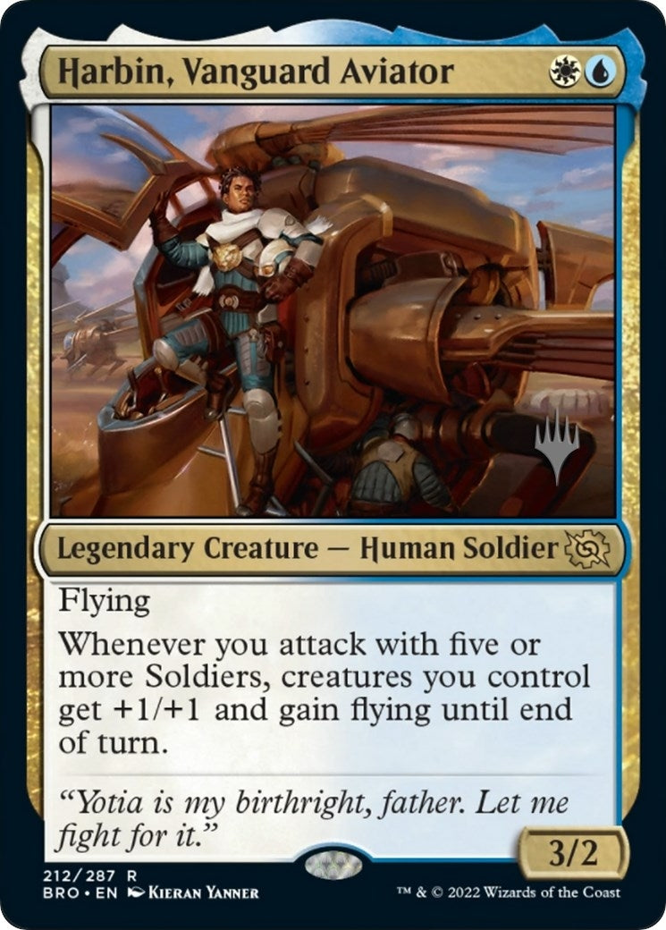 Image for Harbin, Vanguard Aviator (212) (The Brothers' War) - Magic: The Gathering
